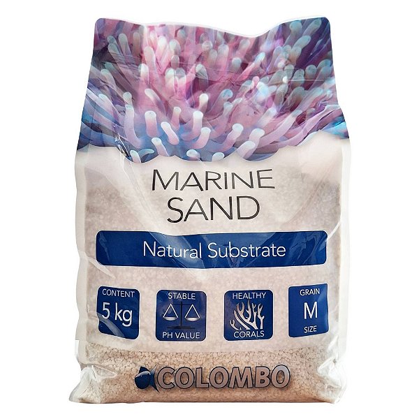 Substrato Para Aquário Marinho Marine Sand M 5 kg - Colombo