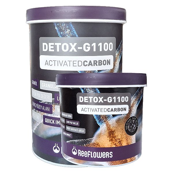 Carvão Ativado Detox-G 1100 - ReeFlowers