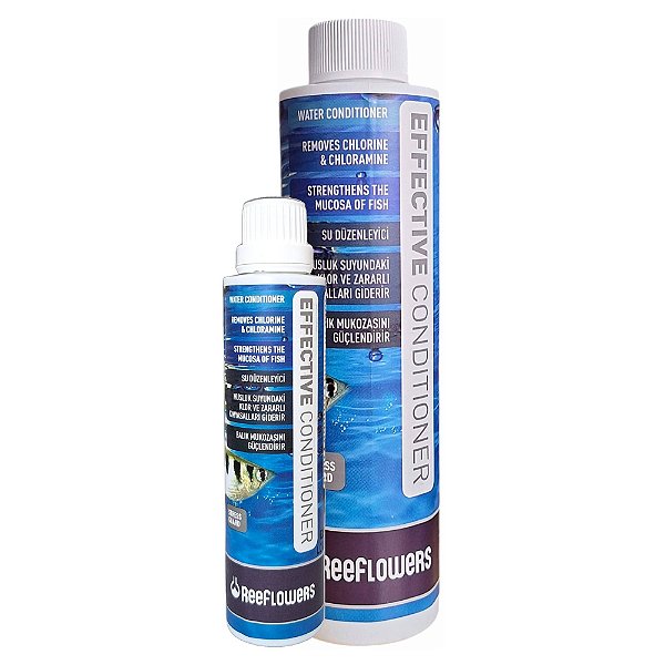 Condicionador e Anti Cloro Para Aquários Effective Conditioner - ReeFlowers