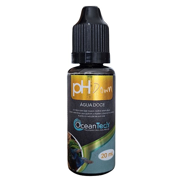 Acidificante Para Aquários pH Down 20 ml - Ocean Tech