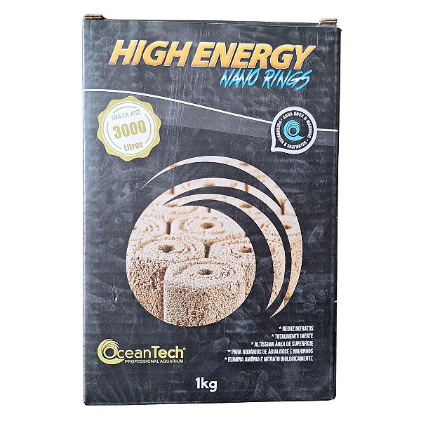 Midia Biológica Nano Rings High Energy 1 KG - Ocean Tech