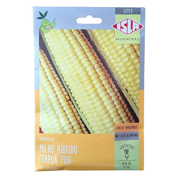 Semente de Milho Hibrido Itapuã 700 (CD 308) 10 g - Isla 509.31