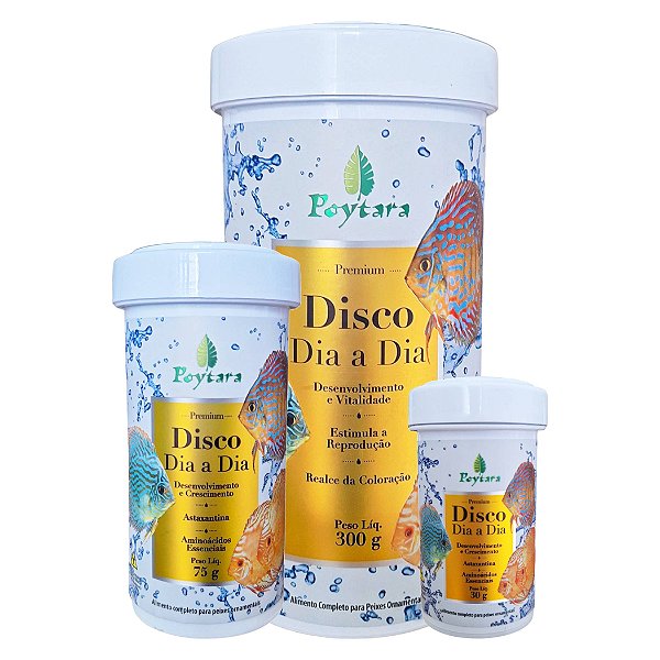 Ração Para Peixes Poytara Disco Dia a Dia