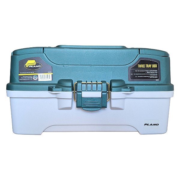 Caixa Para Pesca Plano Com 3 Bandejas - Modelo 620306