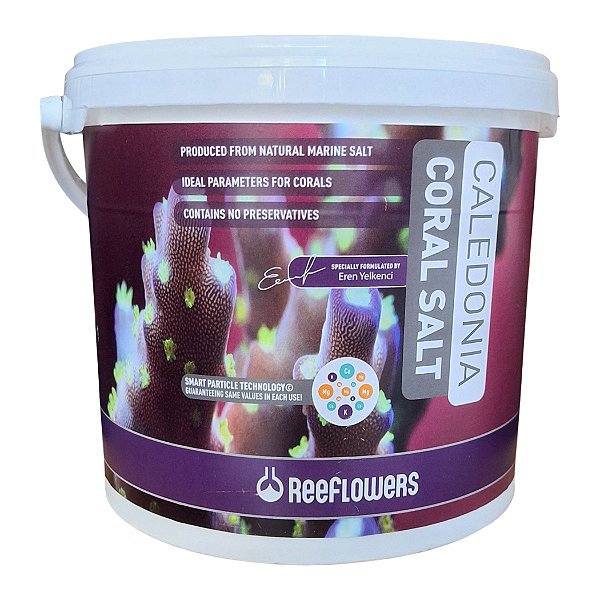 Sal Para Aquário Marinho Caledonia Coral Salt 6,5 kg - ReeFlowers