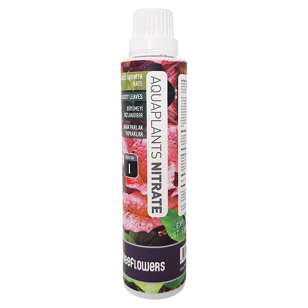 Fertilizante de Nitrogênio Para Aquários AquaPlants Nitrate 85 ml - ReeFlowers