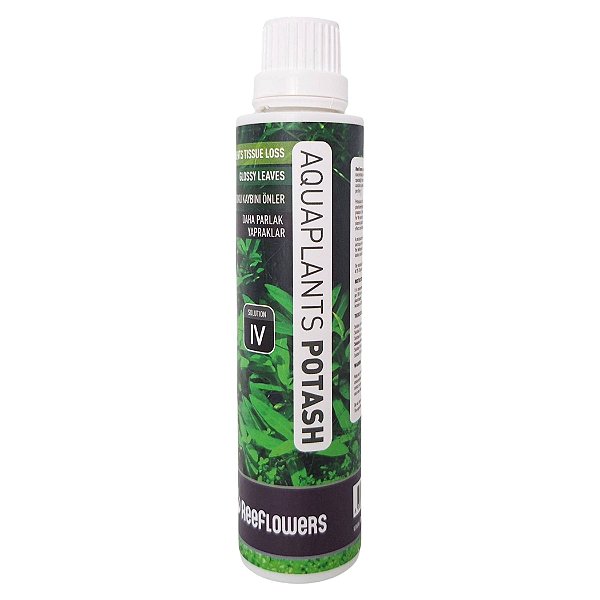 Fertilizante de Potássio Para Aquários AquaPlants Potash 85 ml - ReeFlowers