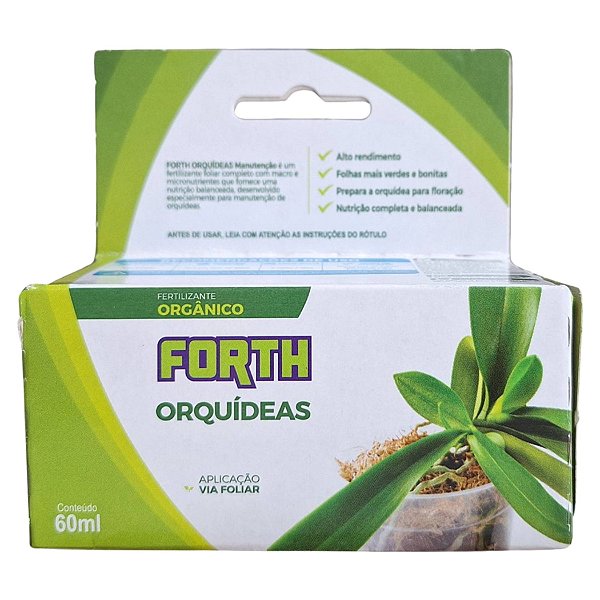 Fertilizante Forth Orquídeas Manutenção Líquido Concentrado 60 ml