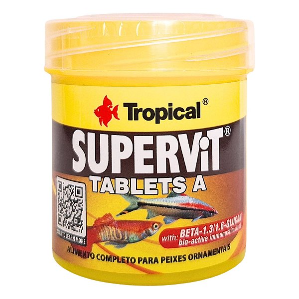 Ração Para Peixes Supervit Tablets A 36g - Tropical