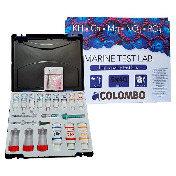 MARINE TEST LAB (KH-CA-MG-NO3-PO4) -
