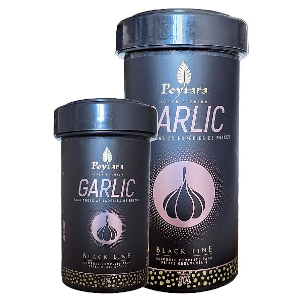 Ração Com Alho Para Peixes Poytara Garlic Black Line