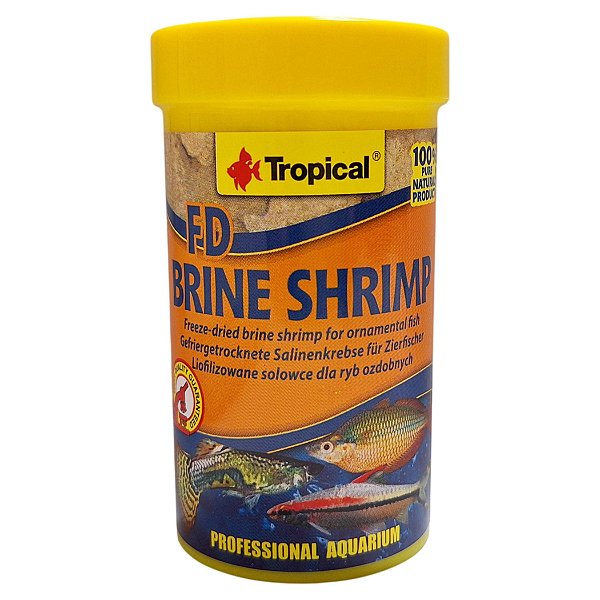 Ração Para Peixes FD Brine Shrimp 8g (Artêmia Salina) - Tropical