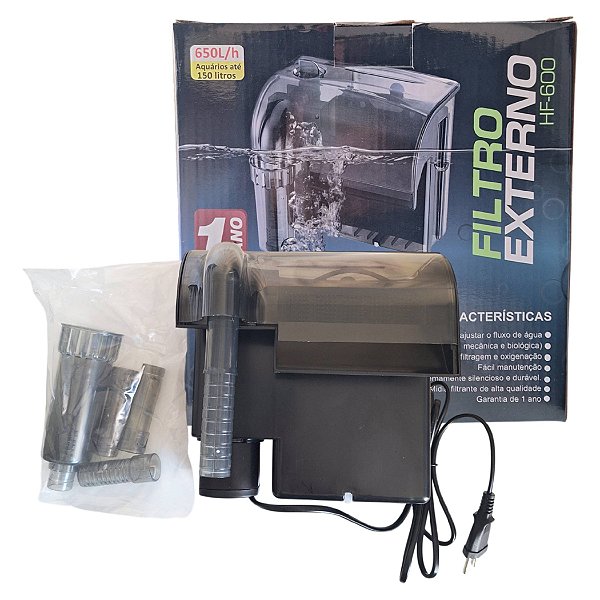 Filtro Externo Para Aquários HF-600 (650 L/h) - Ocean Tech