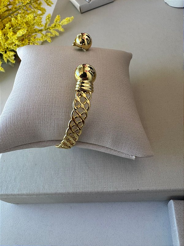 Bracelete Vazado Detalhado