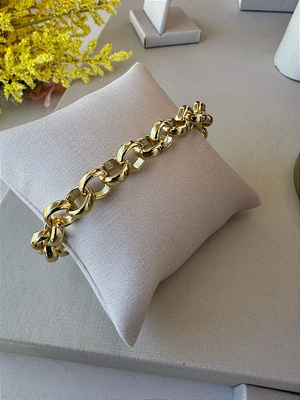 PULSEIRA ELO PORTUGÊS 10mm FECHO BOIA