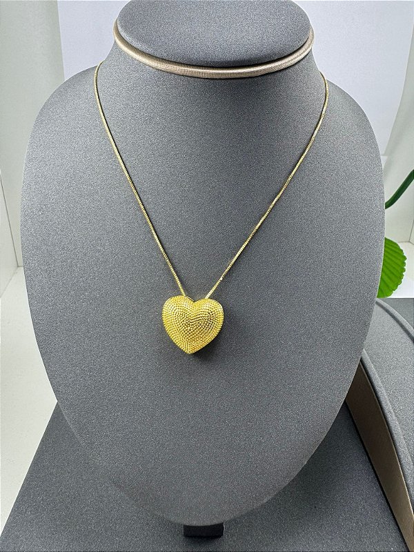 CORRENTE COM PINGENTE CORAÇÃO