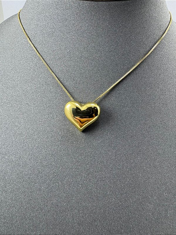 CORRENTE COM PINGENTE CORAÇÃO