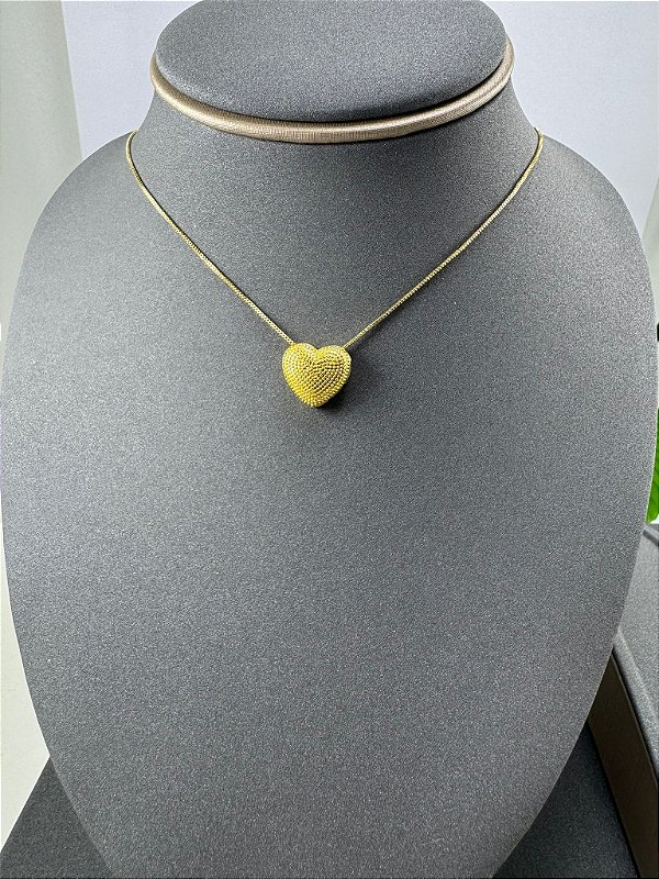 CORRENTE COM PINGENTE CORAÇÃO