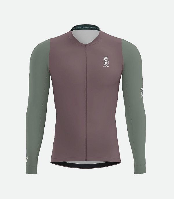 Jersey Colors Colletion Marrom com Verde - Masculina