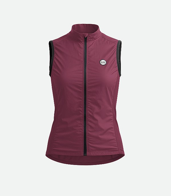 Colete Corta Vento Colors Basic Malbec Feminino