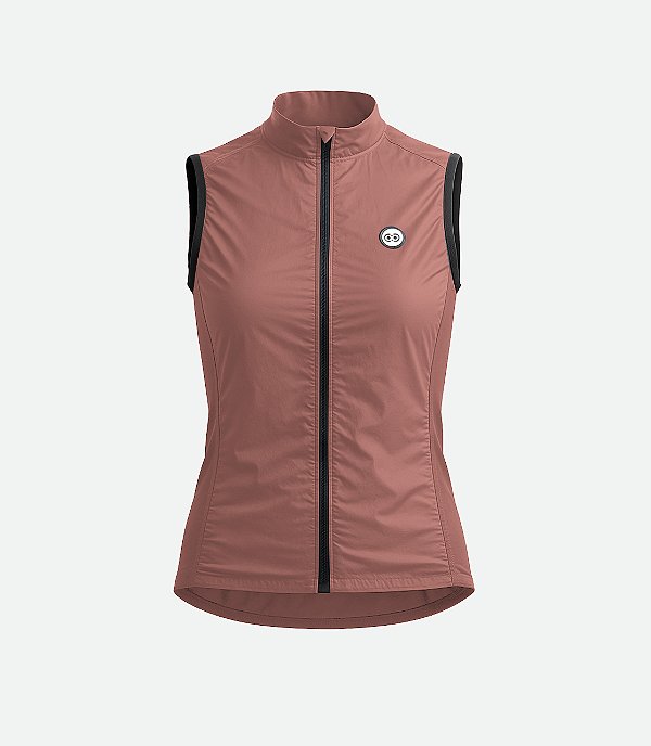 Colete Corta Vento Colors Basic Rose Feminino