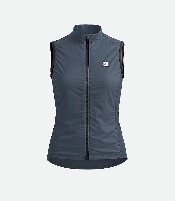 Colete Corta Vento Colors Basic -Azul Marinho Feminino