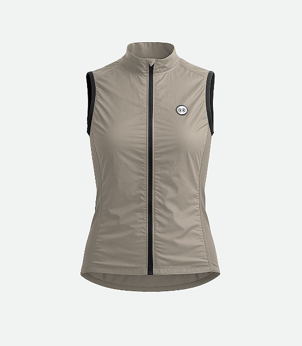 Colete Corta Vento Colors Basic - Cappuccino Feminino