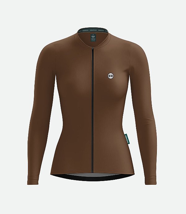 Jersey Poliamida Manga Longa Feminina