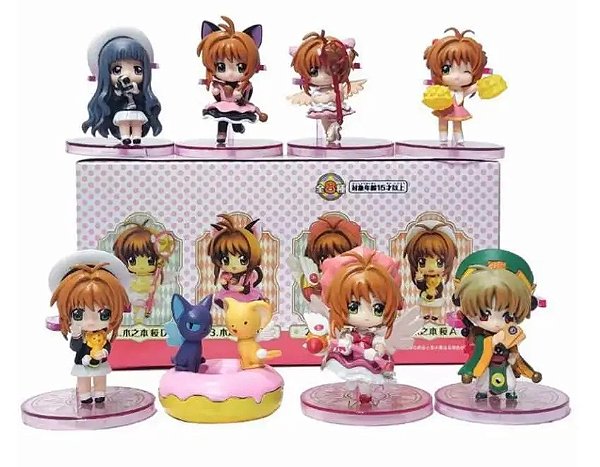 Kit de Cardcaptor Sakura 8 peças