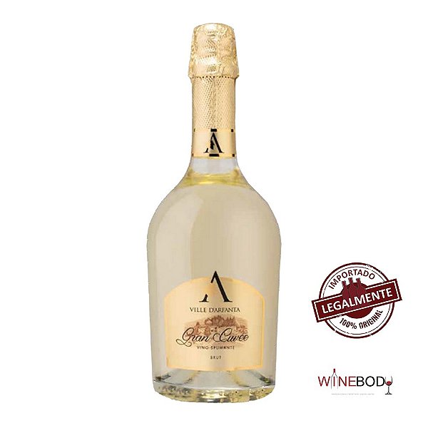 Espumante Ville D'Arfanta Grand Cuvée Brut, Veneto, Itália