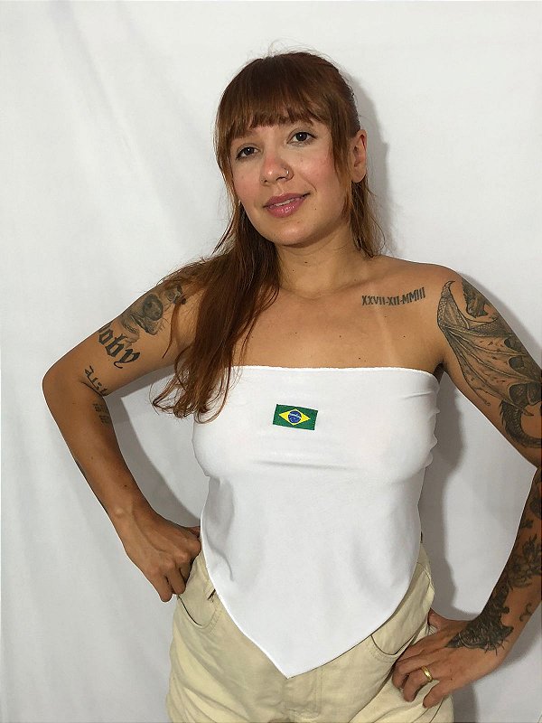 Top Faixa Lenço Bandana Copa do Mundo Brasil 3 Funções Top Bandana e Lenço
