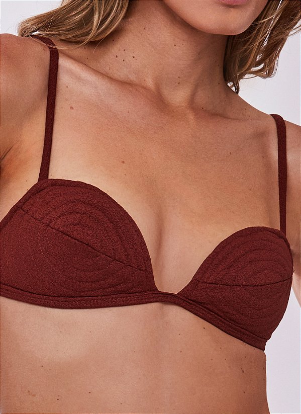 Top Loren Ganache - Textura Matte