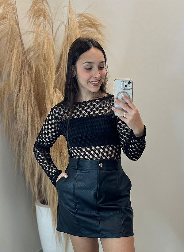 Saia Courino Preta Sofi