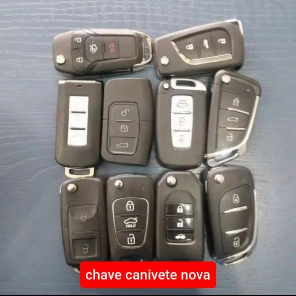 Cópia de chave automotiva.