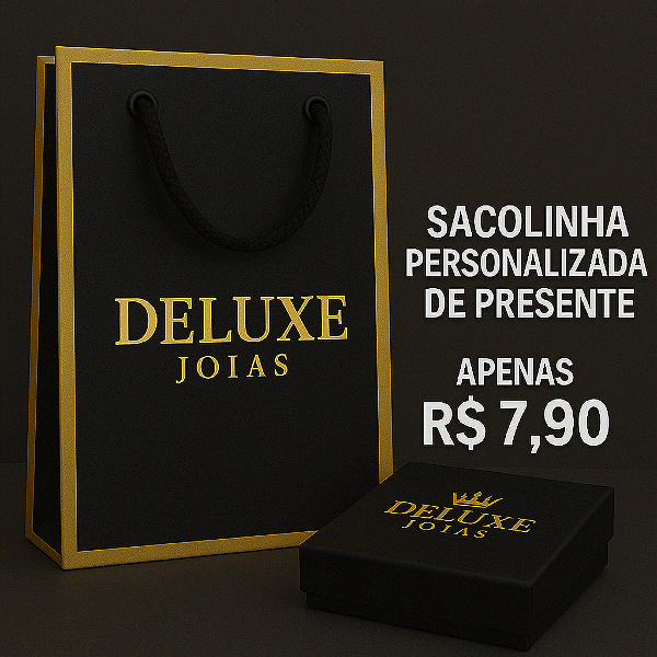 SACOLINHA DE PRESENTE DELUXE JOIAS -( 13x15cm)