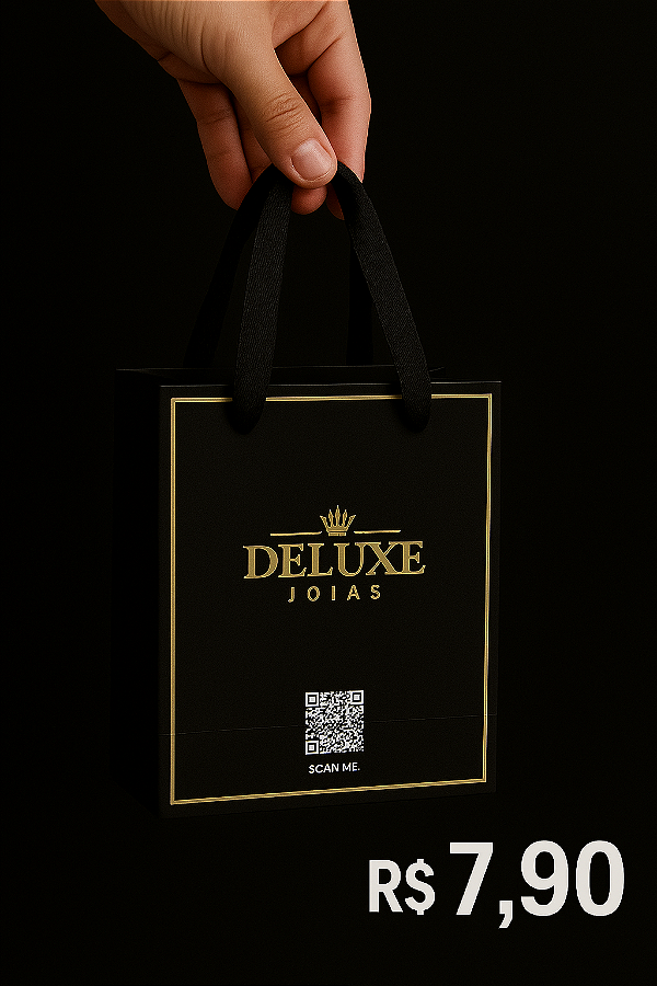 SACOLINHA DE PRESENTE DELUXE JOIAS - (13x15cm)
