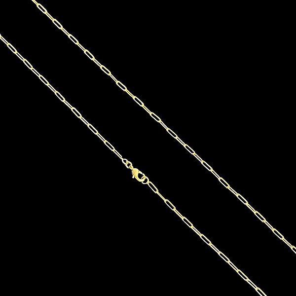 Corrente Cartier 2mm 70cm – Banhada a Ouro 18K