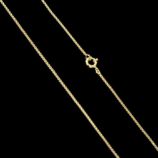 Corrente Veneziana 2mm – Escolha o Tamanho 50, 60 ou 70cm – Banhada a Ouro 18K