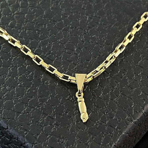 Pingente Figa – Banhado a Ouro 18K