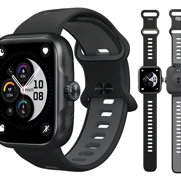 Smartwatch Action Esportivo Premium 45mm – Tela AMOLED, GPS, 3ATM e Bateria de 7 Dias