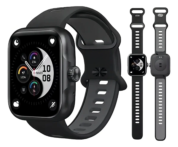 Smartwatch Action Esportivo Premium 45mm – Tela AMOLED, GPS, 3ATM e Bateria de 7 Dias