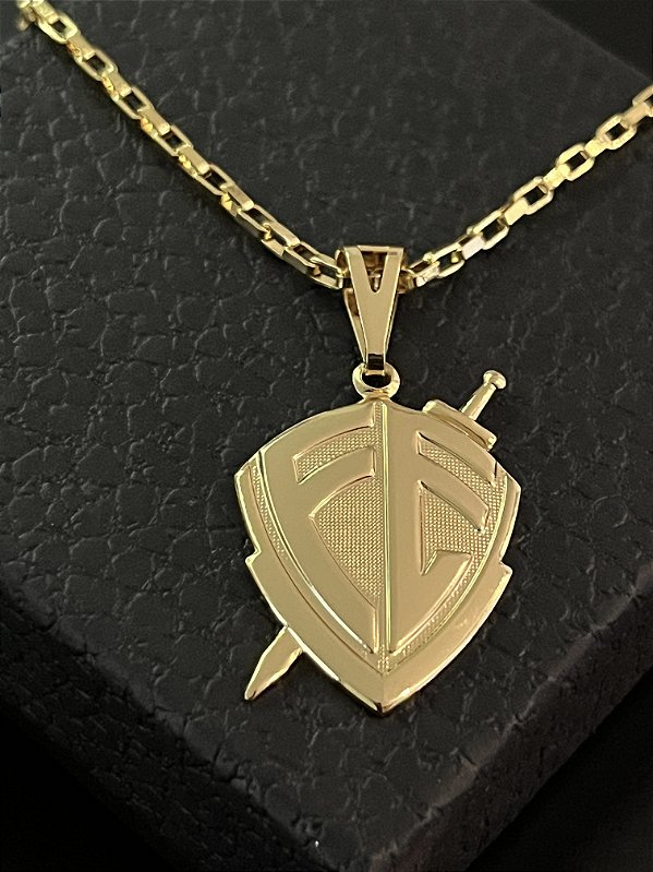 PINGENTE FÉ ( 3g-  2x3,5cm)