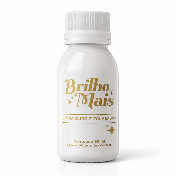 Brilho Mais – Limpa Ouro para Joias e Banhadas (60ml)