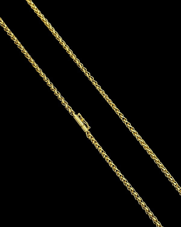 CORRENTE PERUANA FECHO CANHÃO  (3mm -70cm-5G)