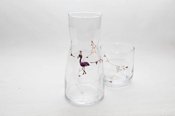 MORINGA + COPO UNO / FLAMINGO ROXO