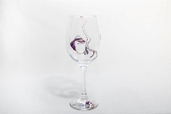 TAÇA UNO / ORQUIDEAS ROXA