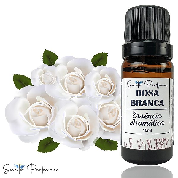 Essência Aromática de Rosa Branca 10ml