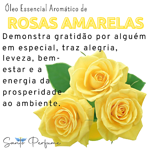 Essência Aromática de Rosas Amarelas 100ml