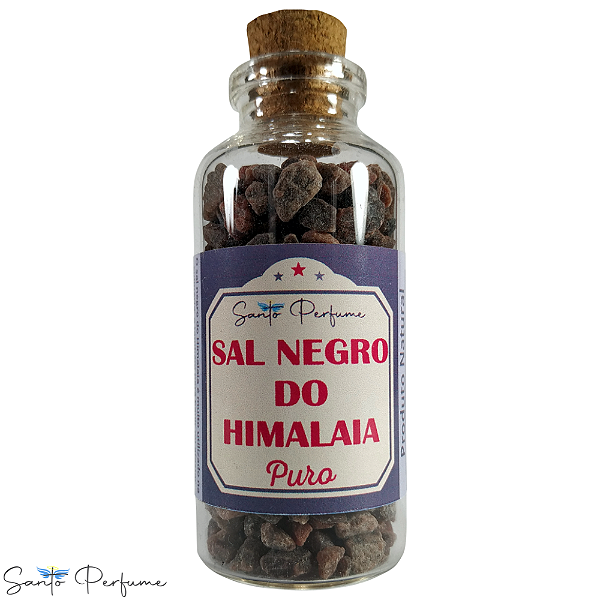 Sal Negro Puro do Himalaia 35g – Para proteção contra energias ruins