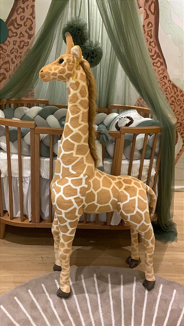 Girafa Safari Fofy Pelúcia Decorativa
